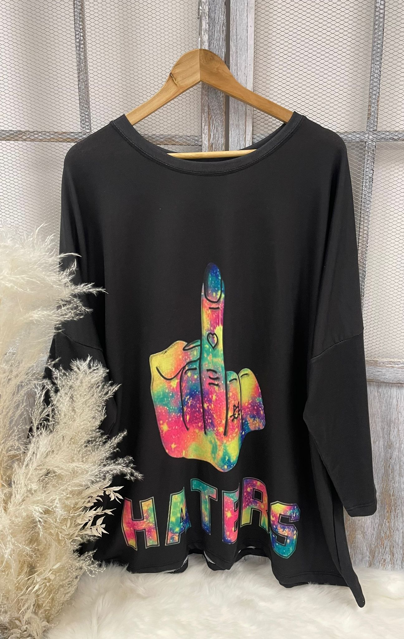 Gr. 50 - 54 Shirt "Haters"