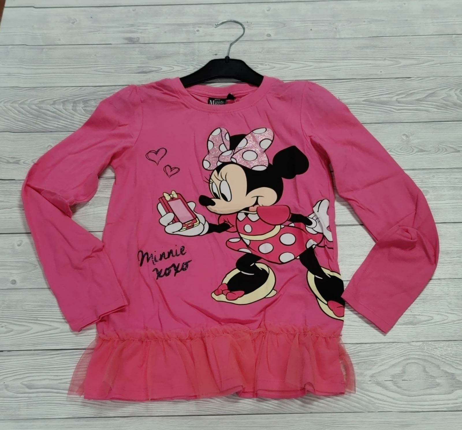 Disney Minnie Maus Langarm-Shirt Pink