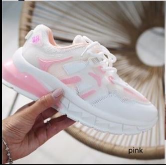 Sneaker Weiss-Pink