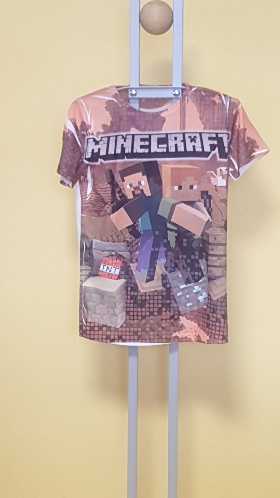 T-Shirt Minecraft Braun