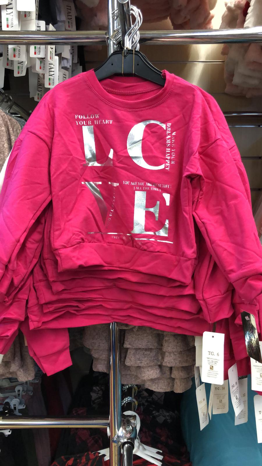 Sweatshirt Love Pink