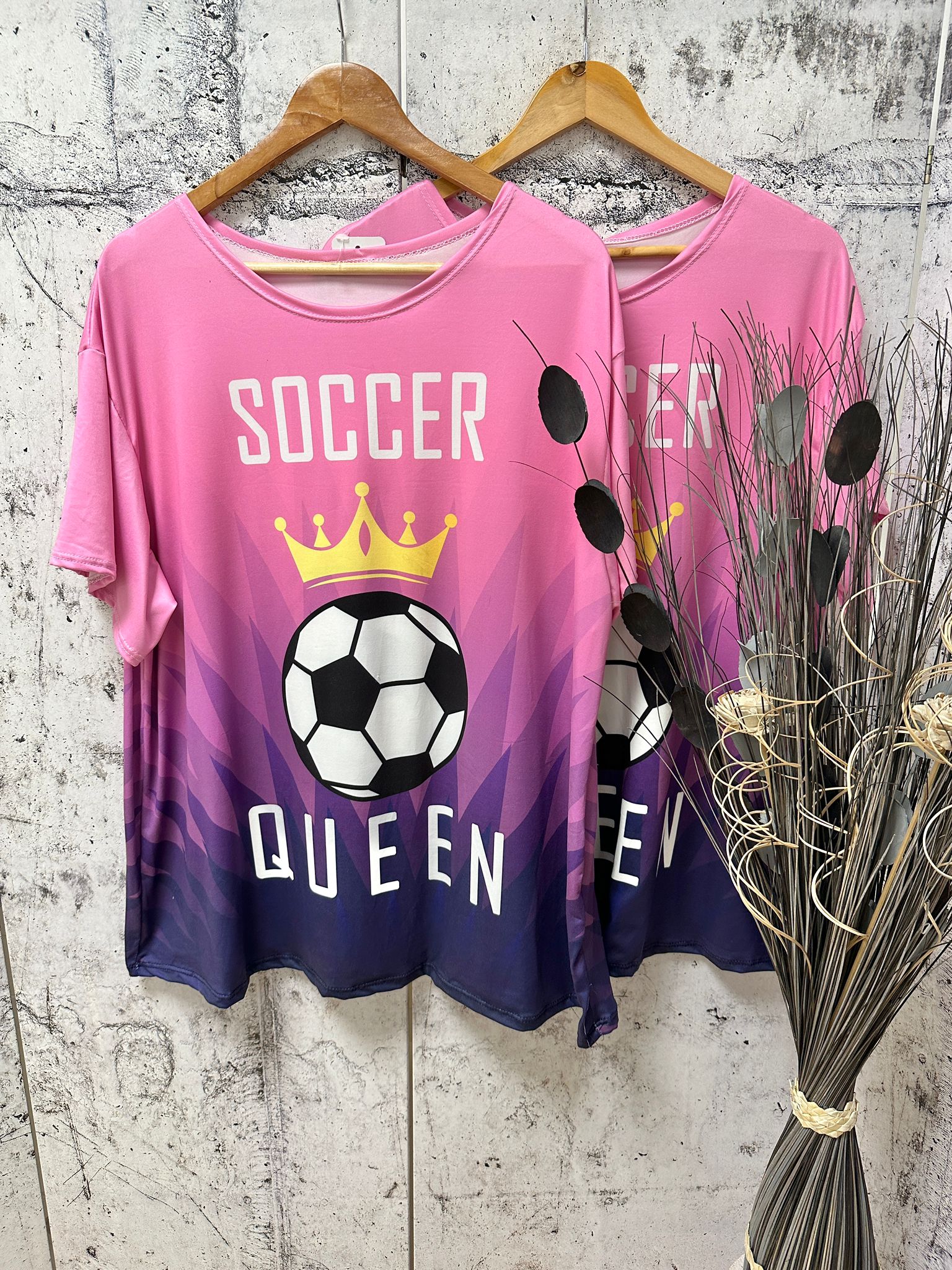 Gr. 48 - 56 T-Shirt Soccer Queen
