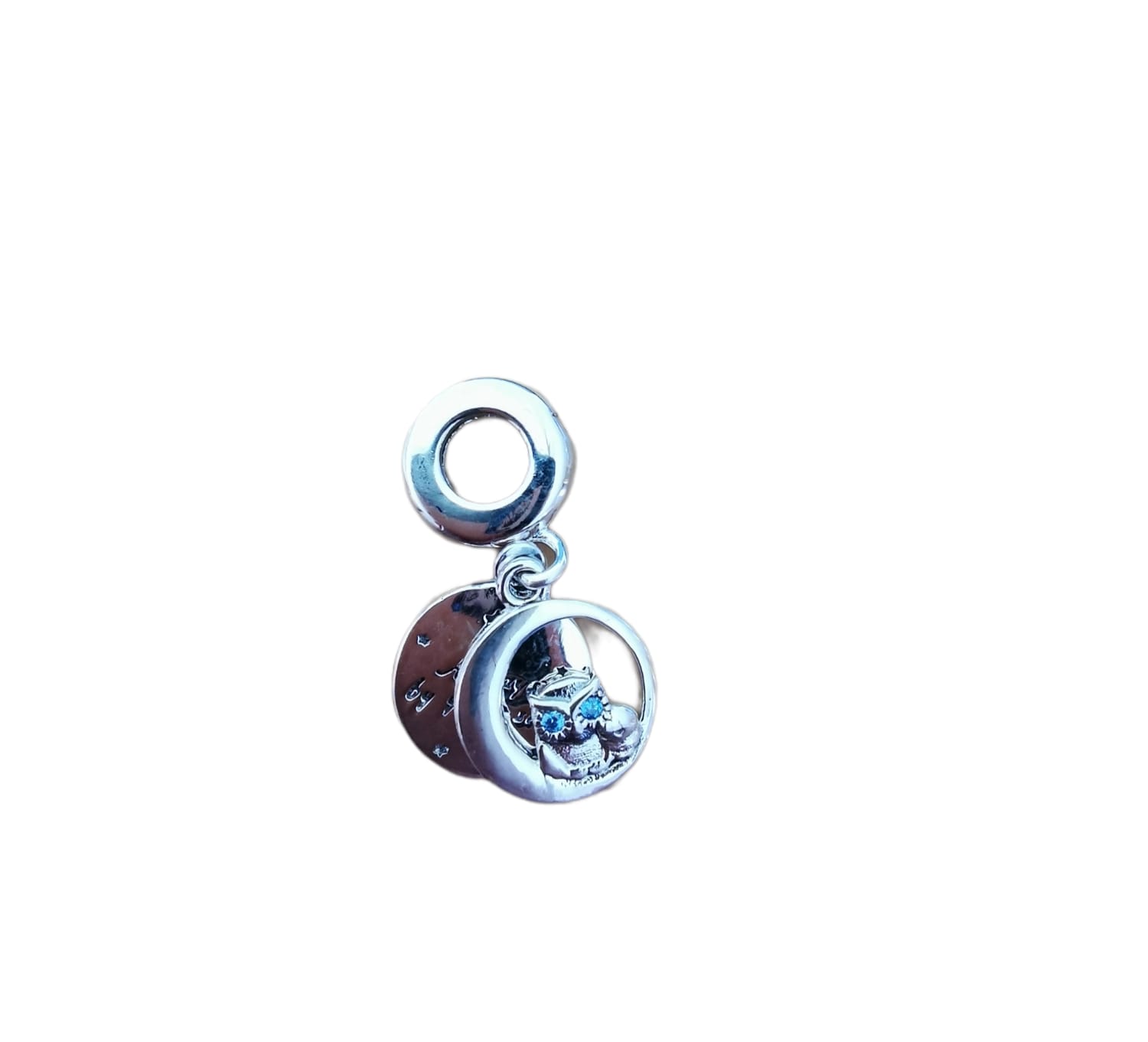Sterling Silber 925 Charms Anhänger Eule