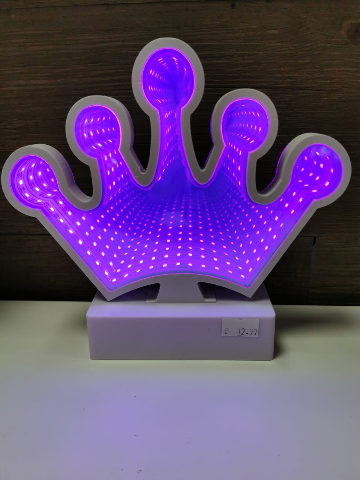 3D LED Lampe Krone