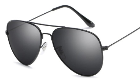 Retro 2 Sonnenbrille Black Grey UV400