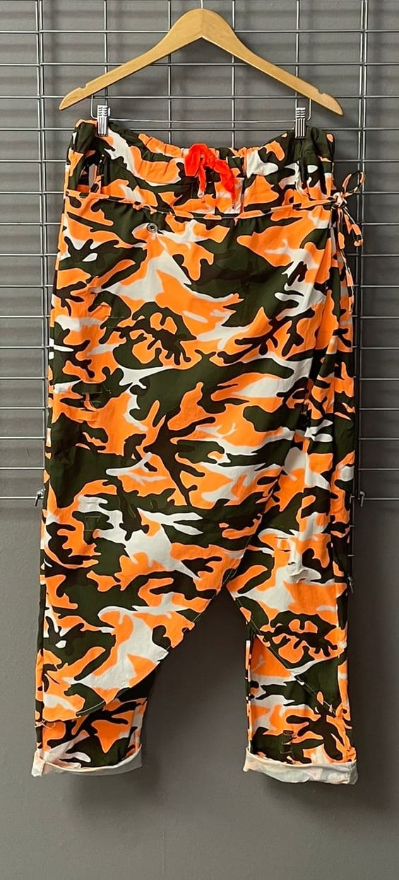 Gr. 48 - 56 Stretch Schürze Camouflage Hose